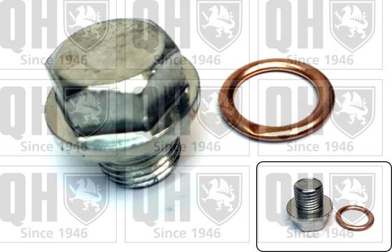 Quinton Hazell QOC1012 - Sealing Plug, oil sump www.avaruosad.ee