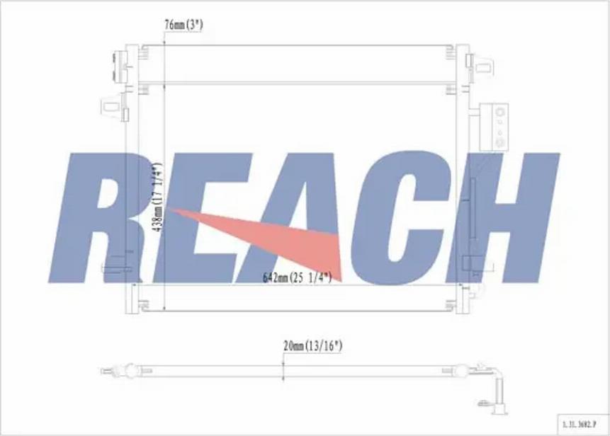 REACH 1.31.3682.P - Kondensor, klimatanläggning www.avaruosad.ee