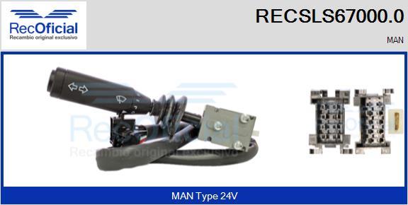 RECOFICIAL RECSLS67000.0 - Slēdzis uz stūres statnes www.avaruosad.ee