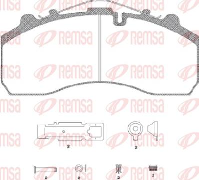 Remsa JCA 637.20 - Bremseklodser www.avaruosad.ee