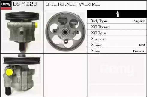 Remy DSP1228 - Hydraulic Pump, steering system www.avaruosad.ee