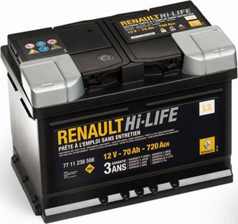 RENAULT 7711130089 - Стартерная аккумуляторная батарея, АКБ www.avaruosad.ee