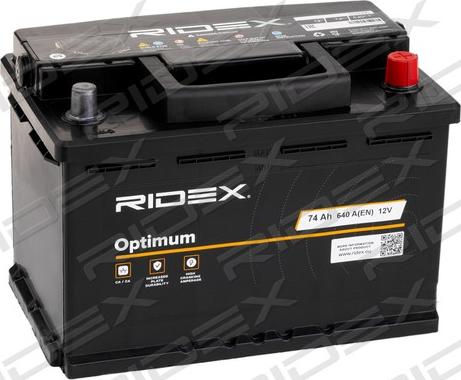 RIDEX 1S0005 - Стартерная аккумуляторная батарея, АКБ www.avaruosad.ee