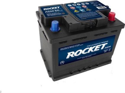 ROCKET BAT060AGM - Starter Battery www.avaruosad.ee
