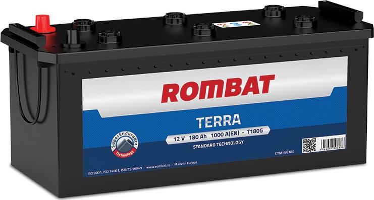 ROMBAT T180G - Стартерная аккумуляторная батарея, АКБ www.avaruosad.ee