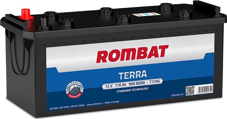 ROMBAT T170G - Стартерная аккумуляторная батарея, АКБ www.avaruosad.ee