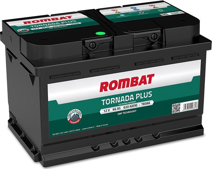 ROMBAT TB366 - Стартерная аккумуляторная батарея, АКБ www.avaruosad.ee