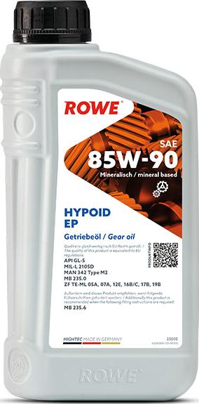 ROWE 25005-0010-99 - Reduktora eļļa www.avaruosad.ee