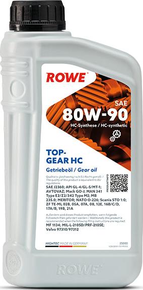 ROWE 25000-0010-99 - Трансмиссионное масло www.avaruosad.ee