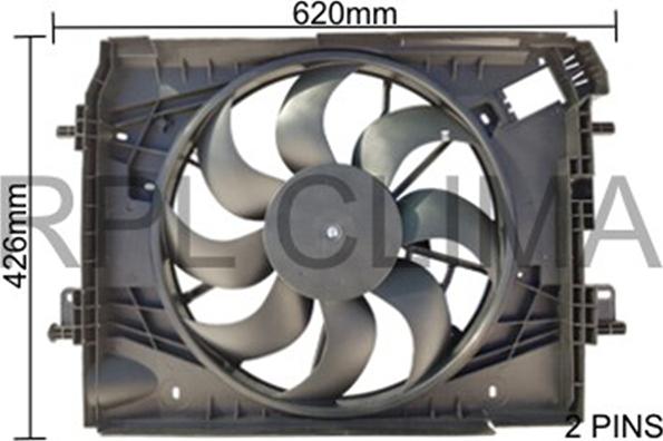 RPLQuality APELRE5033 - Fan, radiator www.avaruosad.ee