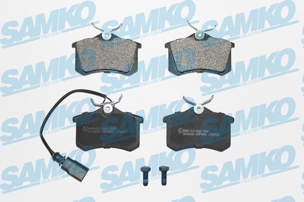 Samko 5SP980 - Brake Pad Set, disc brake www.avaruosad.ee