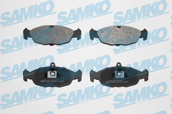Samko 5SP599 - Brake Pad Set, disc brake www.avaruosad.ee