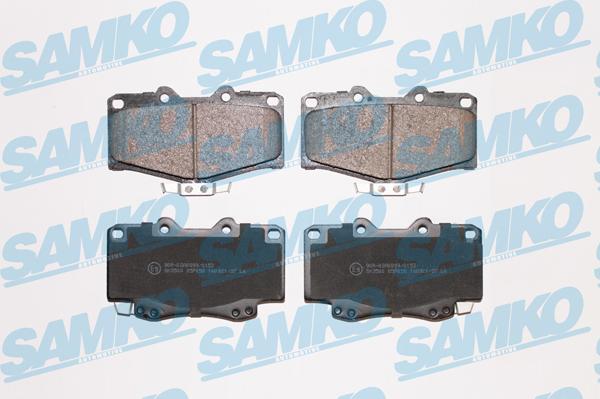 Samko 5SP058 - Brake Pad Set, disc brake www.avaruosad.ee