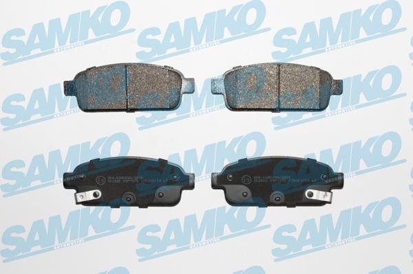 Samko 5SP1575 - Brake Pad Set, disc brake www.avaruosad.ee