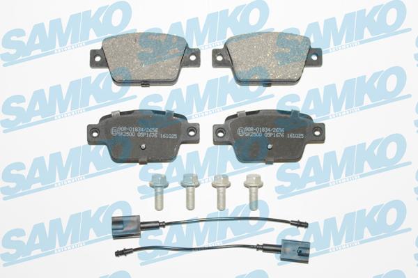 Samko 5SP1676 - Brake Pad Set, disc brake www.avaruosad.ee