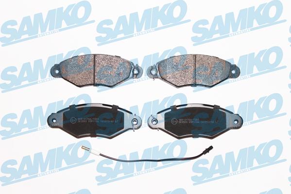 Samko 5SP1106 - Brake Pad Set, disc brake www.avaruosad.ee