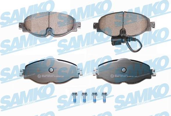 Samko 5SP1834 - Тормозные колодки, дисковые www.avaruosad.ee