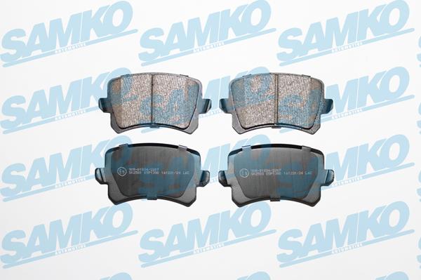 Samko 5SP1390 - Brake Pad Set, disc brake www.avaruosad.ee