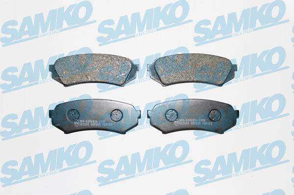 Samko 5SP835 - Brake Pad Set, disc brake www.avaruosad.ee