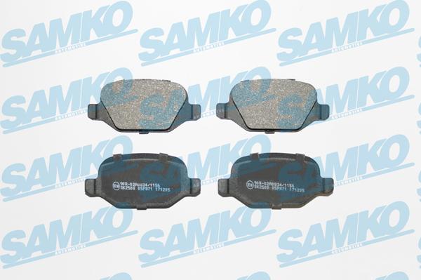 Samko 5SP871 - Тормозные колодки, дисковые www.avaruosad.ee