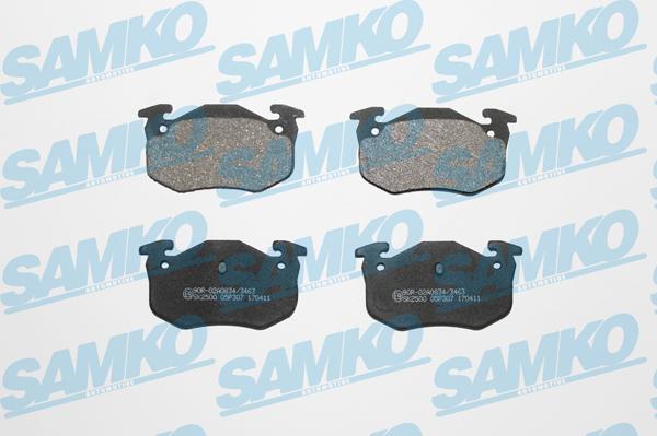 Samko 5SP307 - Brake Pad Set, disc brake www.avaruosad.ee