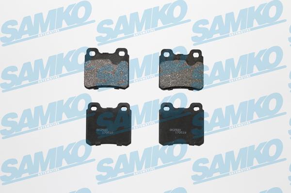 Samko 5SP317 - Brake Pad Set, disc brake www.avaruosad.ee
