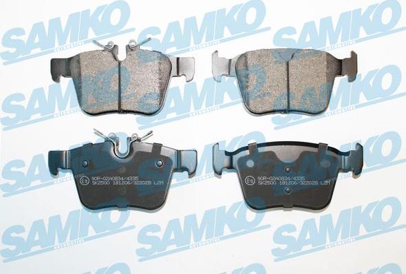 Samko 5SP2028 - Brake Pad Set, disc brake www.avaruosad.ee