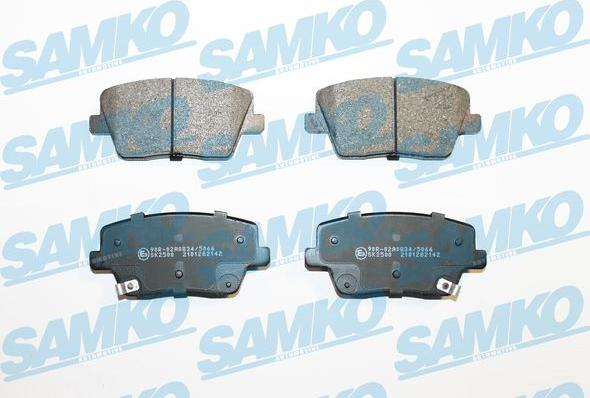 Samko 5SP2142 - Kit de plaquettes de frein, frein à disque www.avaruosad.ee