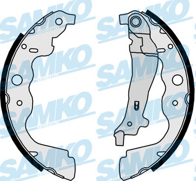 Samko 89890 - Brake Set, drum brakes www.avaruosad.ee