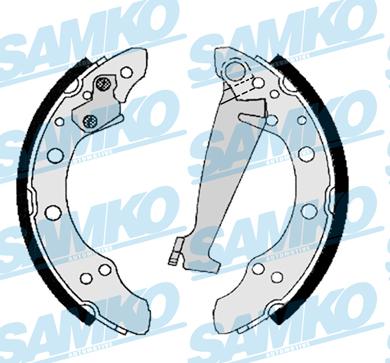 Samko 86830 - Brake Set, drum brakes www.avaruosad.ee