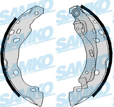 Samko 88630 - Jeu de mâchoires de frein www.avaruosad.ee