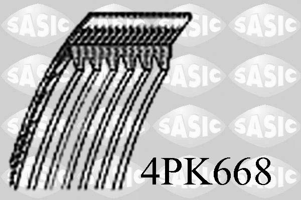 Sasic 4PK668 - Поликлиновые ремни (продолные рёбра) www.avaruosad.ee