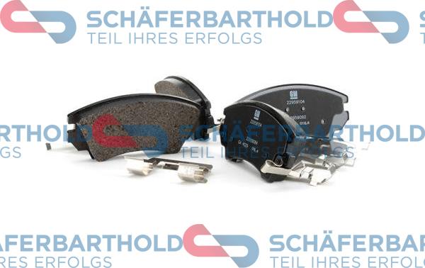 Schferbarthold 315 16 259 01 11 - Brake Pad Set, disc brake www.avaruosad.ee