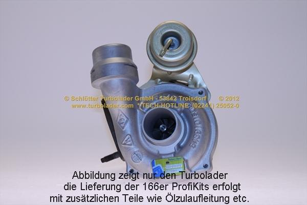 Schlütter Turbolader 166-09250 - Ahdin www.avaruosad.ee