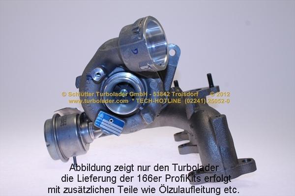 Schlütter Turbolader 166-02470EOL - Kompressor,ülelaadimine www.avaruosad.ee