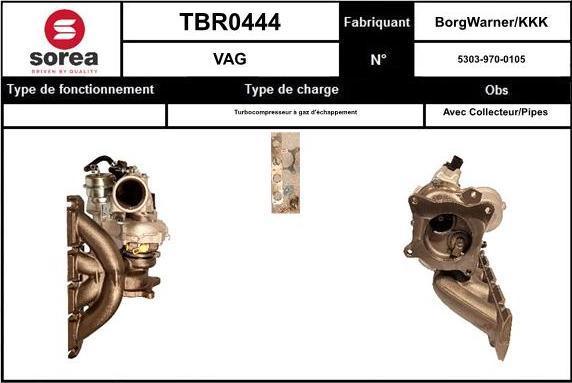 Sera TBR0444 - Kompresors, Turbopūte www.avaruosad.ee