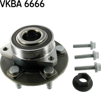 SKF VKBA 6666 - Wheel hub, bearing Kit www.avaruosad.ee