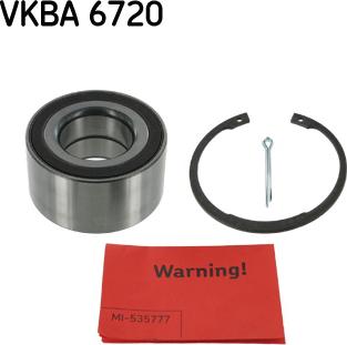 SKF VKBA 6720 - Wheel hub, bearing Kit www.avaruosad.ee