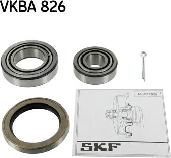 SKF VKBA 826 - Wheel hub, bearing Kit www.avaruosad.ee