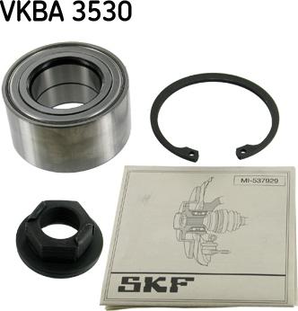 SKF VKBA 3530 - Wheel hub, bearing Kit www.avaruosad.ee