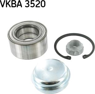 SKF VKBA 3520 - Wheel hub, bearing Kit www.avaruosad.ee