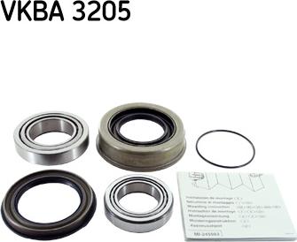 SKF VKBA 3205 - Wheel hub, bearing Kit www.avaruosad.ee