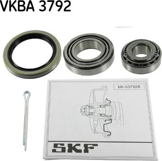 SKF VKBA 3792 - Wheel hub, bearing Kit www.avaruosad.ee