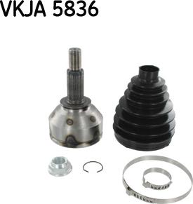 SKF VKJA 5836 - Joint Kit, drive shaft www.avaruosad.ee