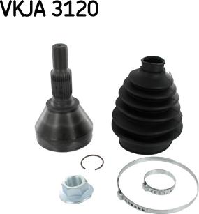 SKF VKJA 3120 - Joint Kit, drive shaft www.avaruosad.ee