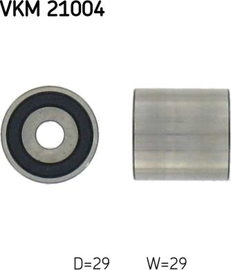SKF VKM 21004 - Deflection/Guide Pulley, timing belt www.avaruosad.ee