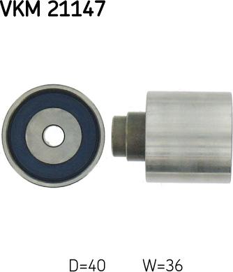 SKF VKM 21147 - Deflection/Guide Pulley, timing belt www.avaruosad.ee