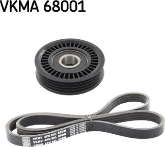 SKF VKMA 68001 - Поликлиновый ременный комплект www.avaruosad.ee