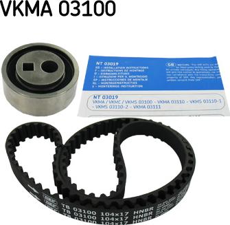 SKF VKMA 03100 - Timing Belt Set www.avaruosad.ee