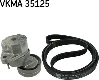 SKF VKMA 35125 - V-Ribbed Belt Set www.avaruosad.ee